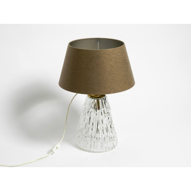 Rupert Nikoll Large Mid-Century Modern Glass Table Lamp by Rupert Nikoll, Vienna, Austria, 1950s For Sale - Image 4 of 18