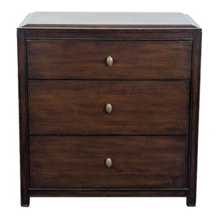 Restoration Hardware Atwood Three Drawer Closed Nightstand For Sale