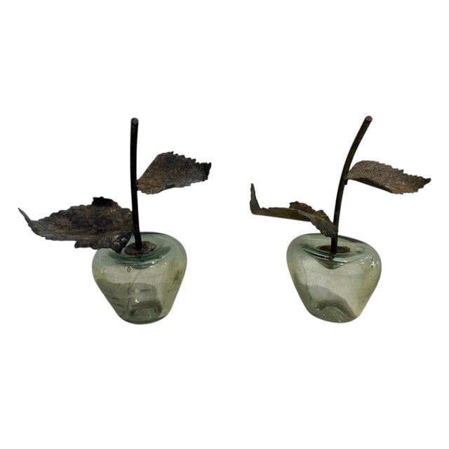 Mid 20th Century Vintage Italian Hand Blown Fruit Sculptural Objects For Sale - Image 5 of 9