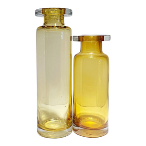 Pair of "The Alchemist" Jars in Amber