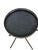 Black Vintage Italian Style Folding Guéridon Cocktail Tray Table For Sale - Image 8 of 12