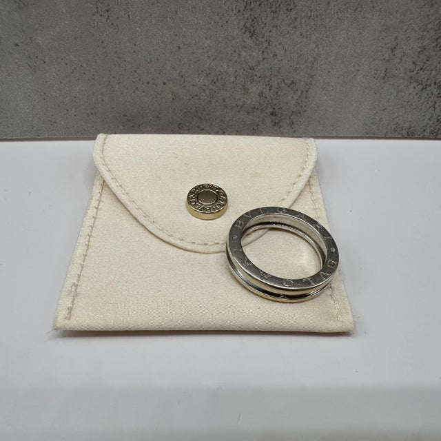 Designer Bvlgari Bzero1 One Band Ring 18kt White Gold Size 9 For Sale In New York - Image 6 of 7