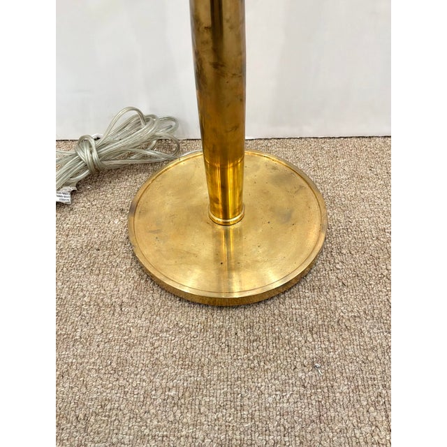 2010s Barbara Barry Aged Brass Lamp For Sale - Image 5 of 5