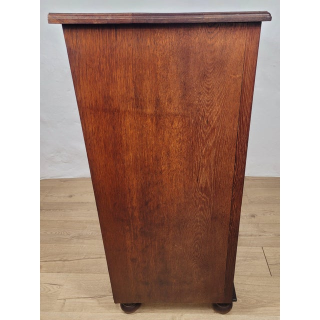 Edwardian Chest of Drawers in Oak, 1910s For Sale - Image 15 of 18