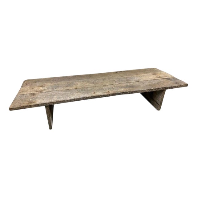 Andrianna Shamaris Wabi Sabi Teak Wood Coffee Table For Sale