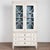 Gustavian (Swedish) 19th Century Swedish Gustavian White Painted Bookcase Display Cabinet For Sale - Image 3 of 11