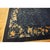 Chinese 1920s Antique Wool Allover Floral Rectangle Blue Hand Knotted Pile Peking Rug For Sale - Image 3 of 10