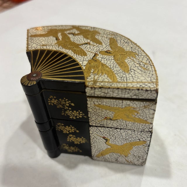 Antique Japanese Fan Box For Sale In Reno/Lake Tahoe - Image 6 of 7
