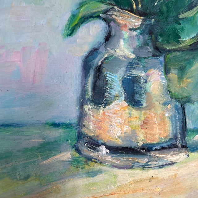 1970’s Original Impressionist Floral Bouquet Still Life Painting For Sale - Image 4 of 6