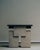 Matek space invader side table in recycled composite by project materia. Designed by filippo andrighetto. Dimensions: w 51...