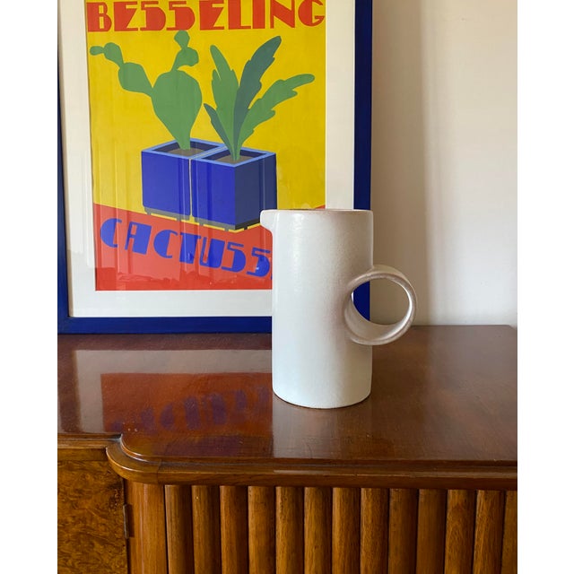 Organic modern ceramic vase / jug La Sfera Italy 1980s 24 cm H - diam. 13 cm Signed on the base Conditions: good...