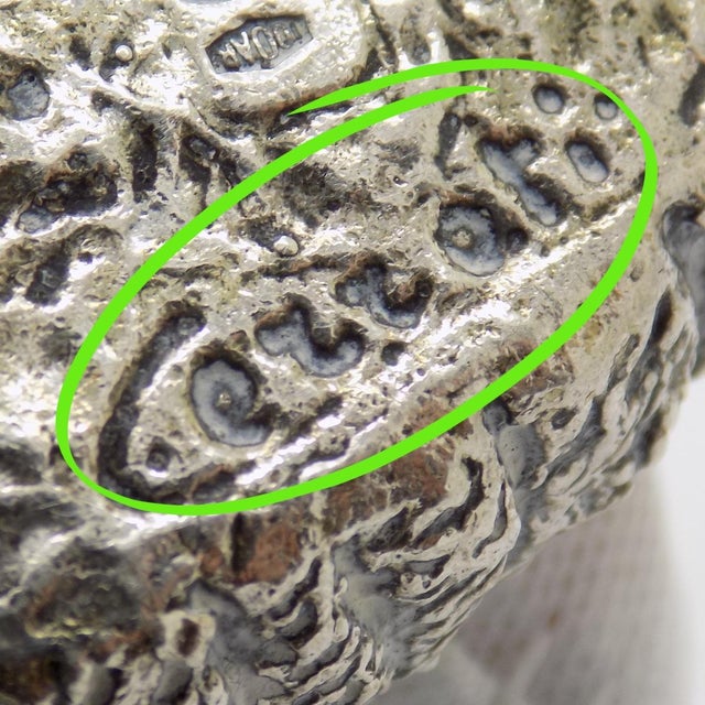 Vintage Italian Handmade Genuine Silver Walrus Figurine Sculpture by Cerreti For Sale - Image 11 of 15