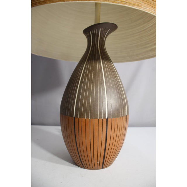 Ceramic 1960's Italian Bitossi Ceramic Lamp Designed by Zaccagnini for Raymor For Sale - Image 7 of 11