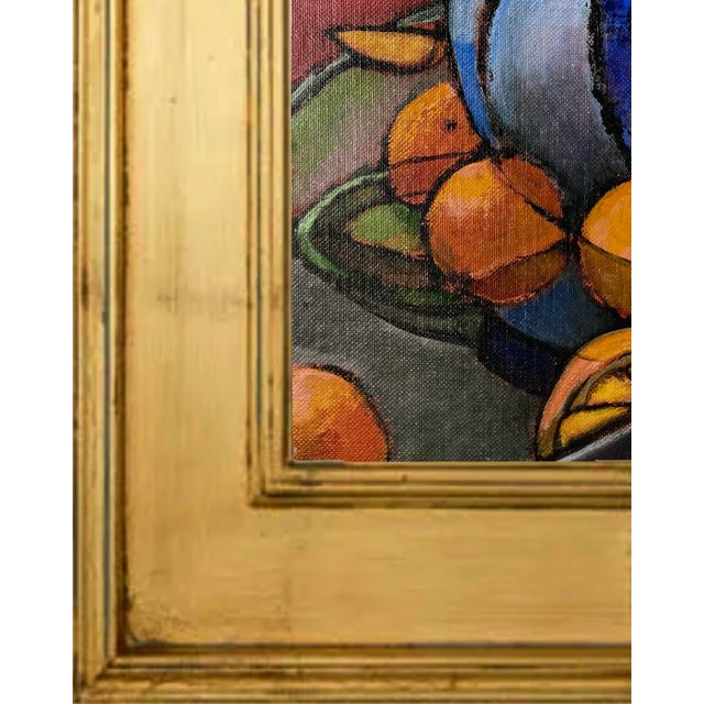 Fauvist Still Life Painting With Pitcher and Oranges For Sale - Image 4 of 10