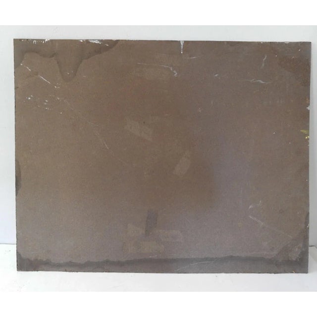 Wood Modernist Farmhouse Landscape Painting For Sale - Image 7 of 8