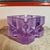 Purple Crystal Smoking Set in Murano Glass attributed to Antonio Imperatore, Italy, Set of 2 For Sale - Image 7 of 10