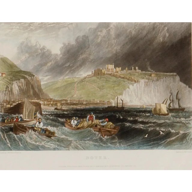 This beautiful 19th century framed engraving "Dover" by Thomas Lupton is based on an original painting by the renowned...