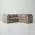 Not Yet Made - Made To Order Sophie Conran Coco 3x3 Sectional Sofa - Chocolate Wide Stripes with Knife Edge Cushion For Sale - Image 5 of 5