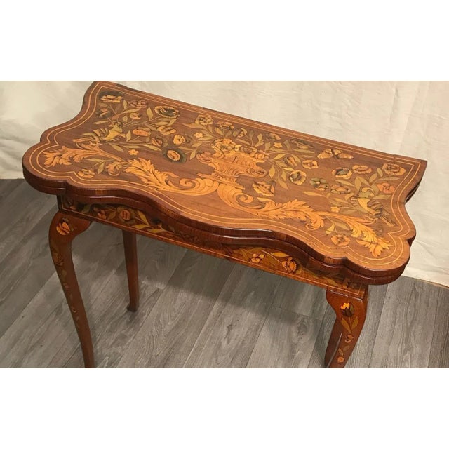 18th Century Vintage Card Table For Sale - Image 4 of 6