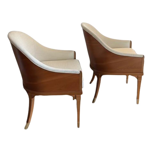 Hickory Chair “Warren” Dining/Accent Chairs- Set of 2 For Sale