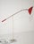 Vintage Floor Lamp in Red Marble with Brass and Metal from Stilnovo, 1950 For Sale - Image 12 of 17