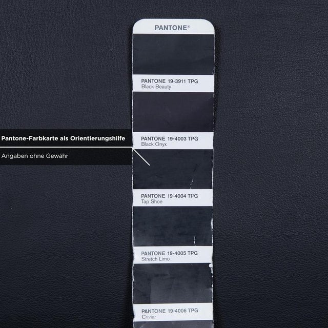 Set of Black Leather Jazz Recliner and Ottoman from Stressless For Sale - Image 10 of 17