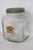 Mid-Century Modern Anchor Hocking Large Square Cookie Jar Cannister Container With Green Lid 4480b For Sale - Image 3 of 15