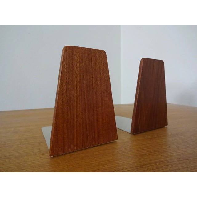 Danish Teak Bookends from Feldballes Møbelfabrik, 1960s, Set of 2 For Sale - Image 4 of 16