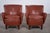Danish Club Chairs in Leather, 1930s, Set of 2 For Sale - Image 6 of 12
