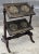 19th Century Edwardian Mahogany Brass and Metal Double Pivoting Figural Fire Screen For Sale In Washington DC - Image 6 of 11