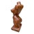 Vintage Hand Carved Wooden Torso Sculpture of a Female Unsigned For Sale