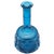 1960s Empoli Italian Blue Glass Genie Bottle Decanter For Sale - Image 12 of 16