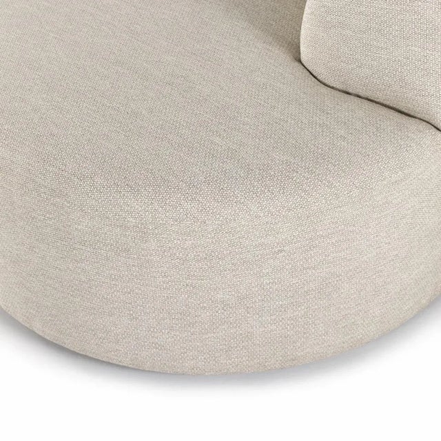 Four Hands Opal Outdoor 2 Piece Curved Sectional, Sand For Sale - Image 12 of 12