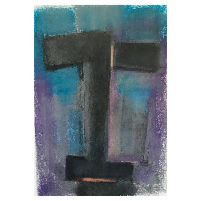 Gilbert Pauli, Face of the Soul No.5, Pastel on Paper, 2019 For Sale