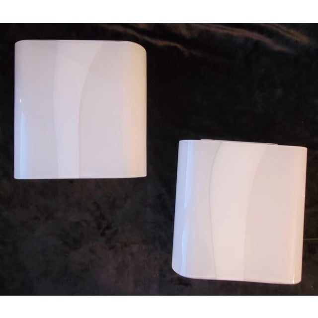 Murano Glass Wall Lamps, Italy, 1970s, Set of 2 For Sale - Image 4 of 13