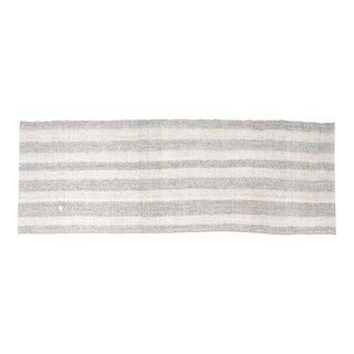 1960s Oushak Anatolian Stripe Kilim Runner For Sale