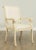 Wood Andre Originals Regency Cream Painted & Upholstered Armchairs - Set of 6 For Sale - Image 7 of 13