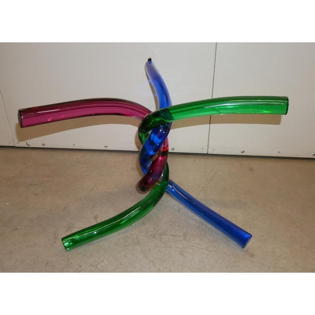 Low Coffee Table in Murano Glass, 1970s For Sale - Image 11 of 14