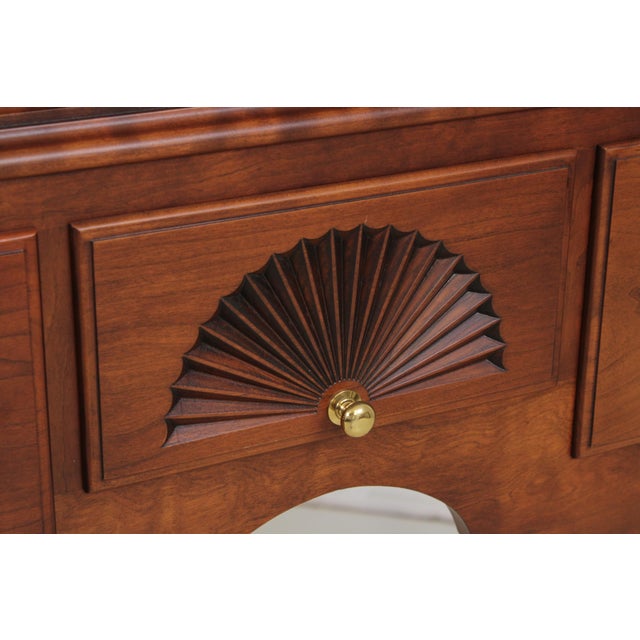 Bench Made Cherry 8 Drawer Highboy For Sale - Image 11 of 15