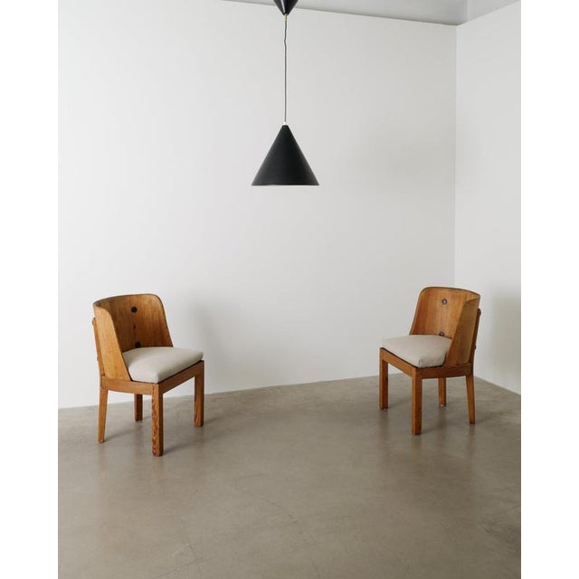 Hans-Agne Jakobsson Swedish Mid Century Black Cone Ceiling Pendant Lamp by Hans-Agne Jakobsson, 1960s For Sale - Image 4 of 5