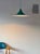 1970s Turquoise Semi-Pendant by Claus Bonderup & Torsten Thorup for Lyfa, Denmark, 1968 For Sale - Image 5 of 18