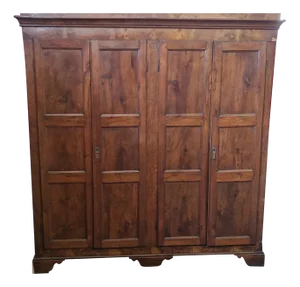 Walnut Wardrobe, Italy, 18th Century