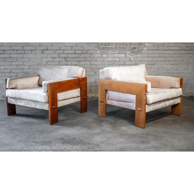 Mid-Century Modern 1960s Adrian Pearsall for Craft Associates Lounge Chairs - A Pair For Sale - Image 3 of 18