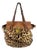 Mid 20th Century Dolce and Gabbana Leopard Print Pony Hair Tan Leather Miss Privee Shoulder Bag For Sale