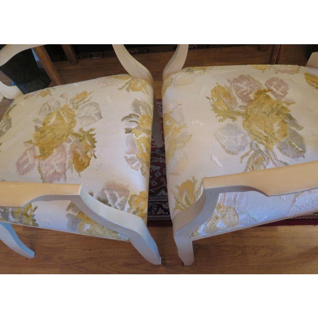 William Switzer William Switzer Chippendale Style Loop Back Side Chairs/a Pair For Sale - Image 4 of 7