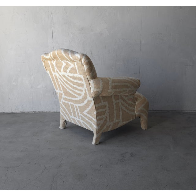 Post Modern Oversized Lounge Chair For Sale - Image 4 of 6