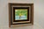 Late 20th Century Daniel Belliard Enamel on Copper Small Framed Painting Fisherman in Boat on Lake For Sale - Image 10 of 10