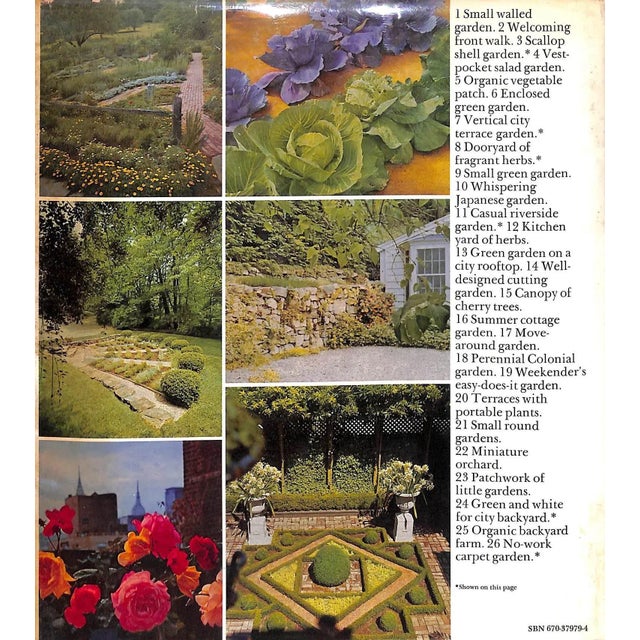 Traditional "House & Garden's 26 Easy Little Gardens" 1975 Weston, Marybeth Little For Sale - Image 3 of 12