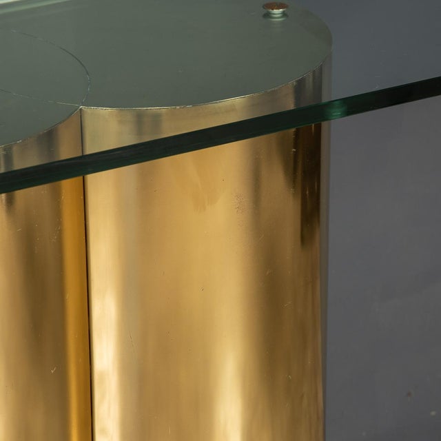 Gold 20th Century Brass Covered Side Table For Sale - Image 8 of 15