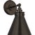 Chapman & Myers for Visual Comfort Signature Parkington Small Single Wall Light in Bronze For Sale